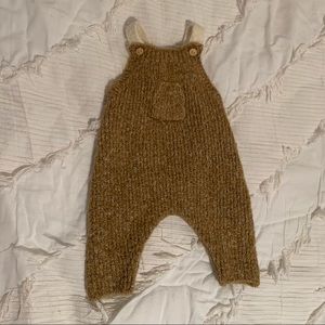 Zara knit blend overalls
